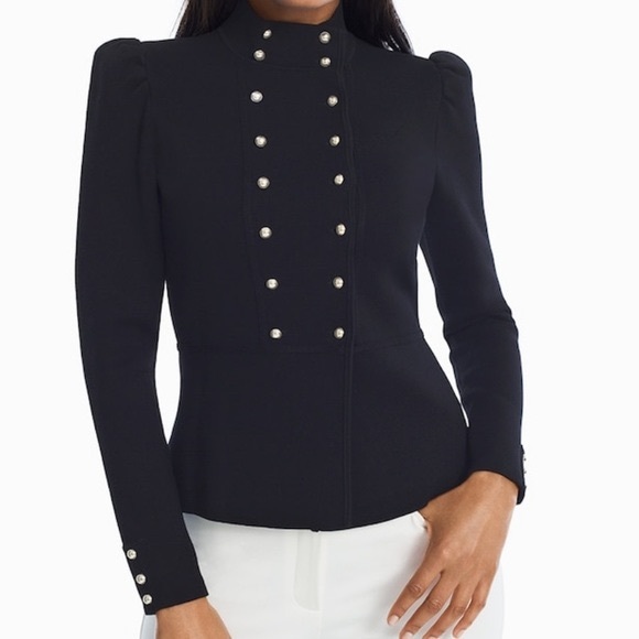 White House Black Market Jackets & Blazers - WHBM Double Breasted Military Jacket, Size S